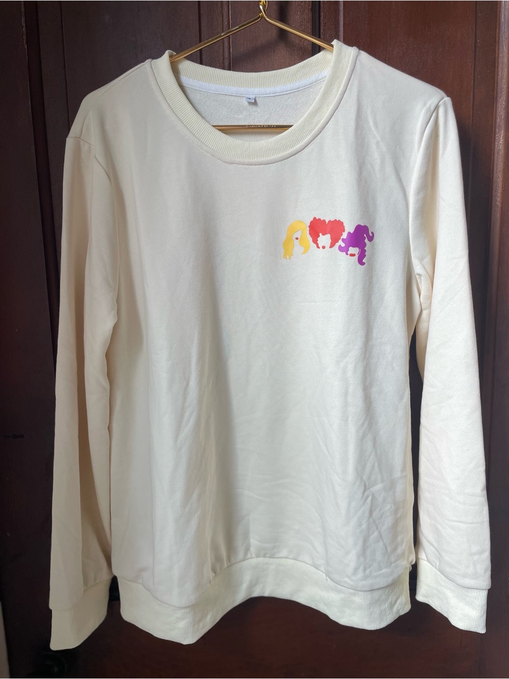 women's large long sleeve Hocus Pocus top - Picture 2 of 7